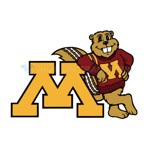 Minnesota Golden Gophers Logo T-shirts Iron On Transfers N5107 - Click Image to Close